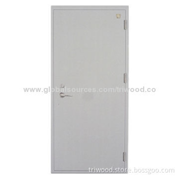 Fire Door with Perlite Core and Powder Coated Steel to Suitable for 0.5, 1, 1.5H Fire Rating